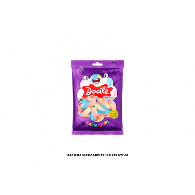 MARSHMALLOW - DOCILE - 250g TUBO TORCAO 1 BAUNILHA